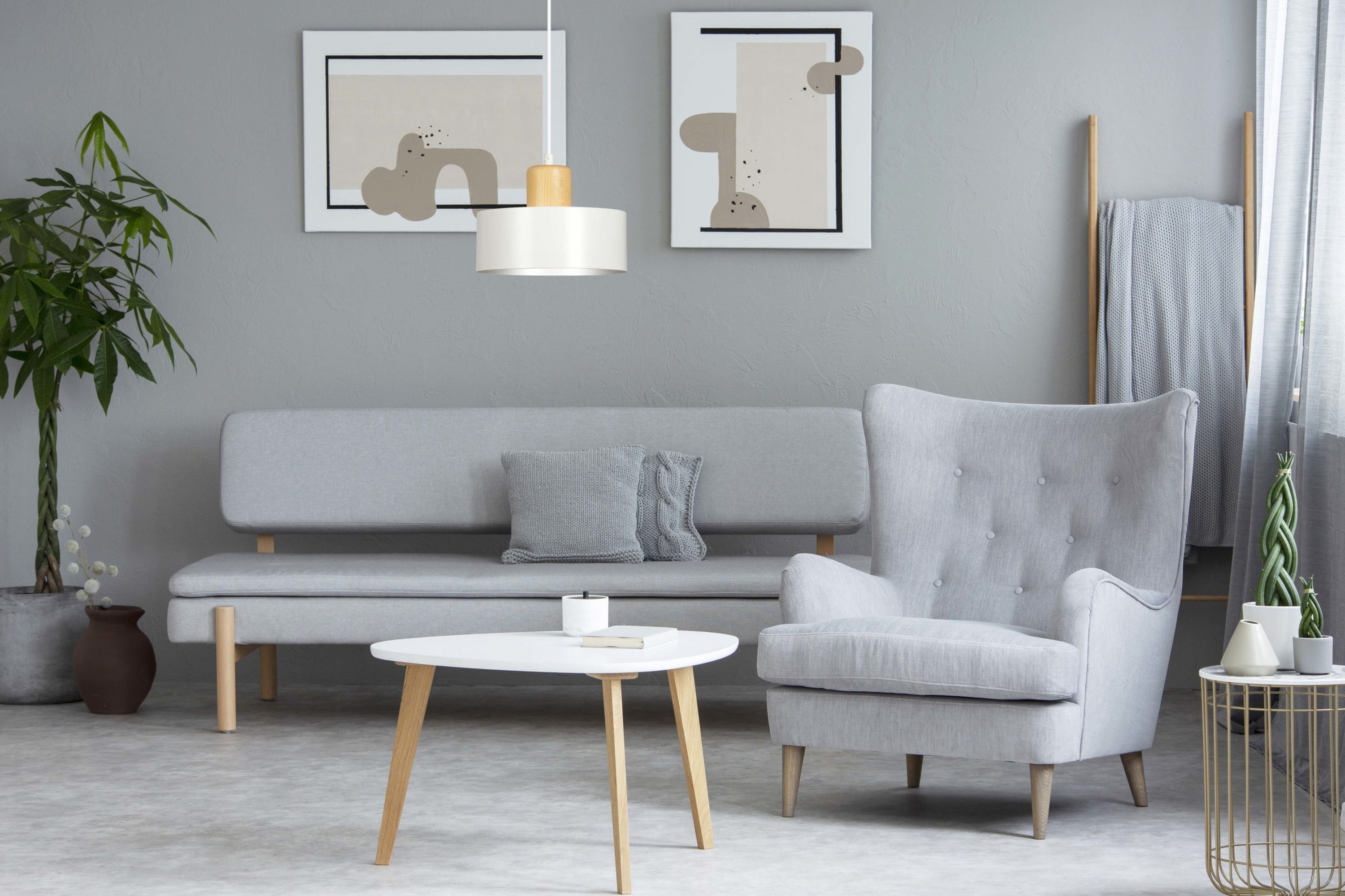 Emibig Torin lampa wisząca 1x15 W biała-drewno 1047/1