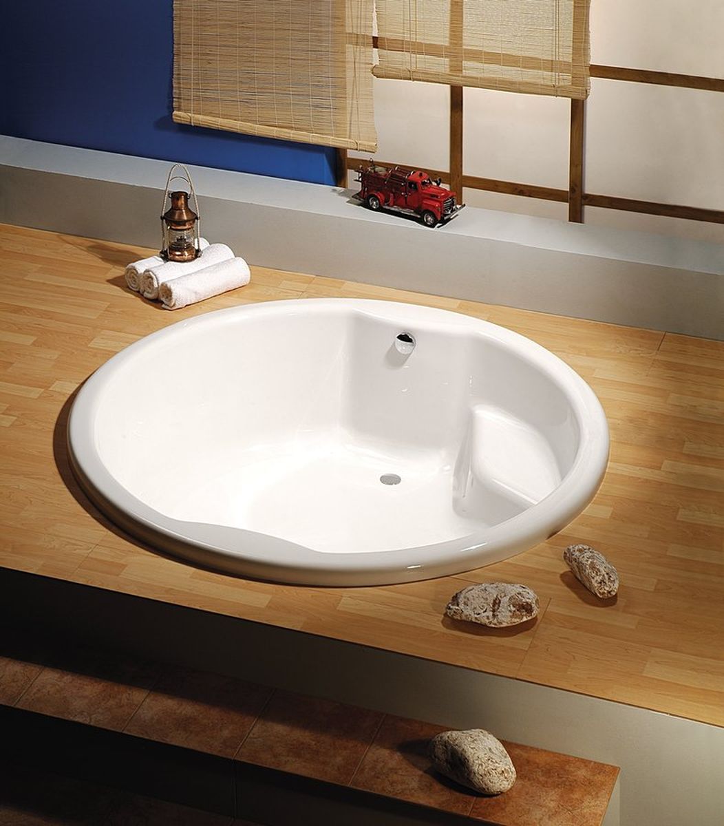 Polysan Royal Round wanna okrągła 172 cm ze stelażem biała 73211