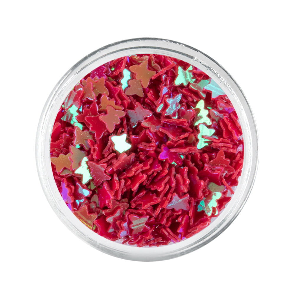 Ozdoba do paznokci kolorowe Mini Motylki Allepaznokcie Holo Nr 14