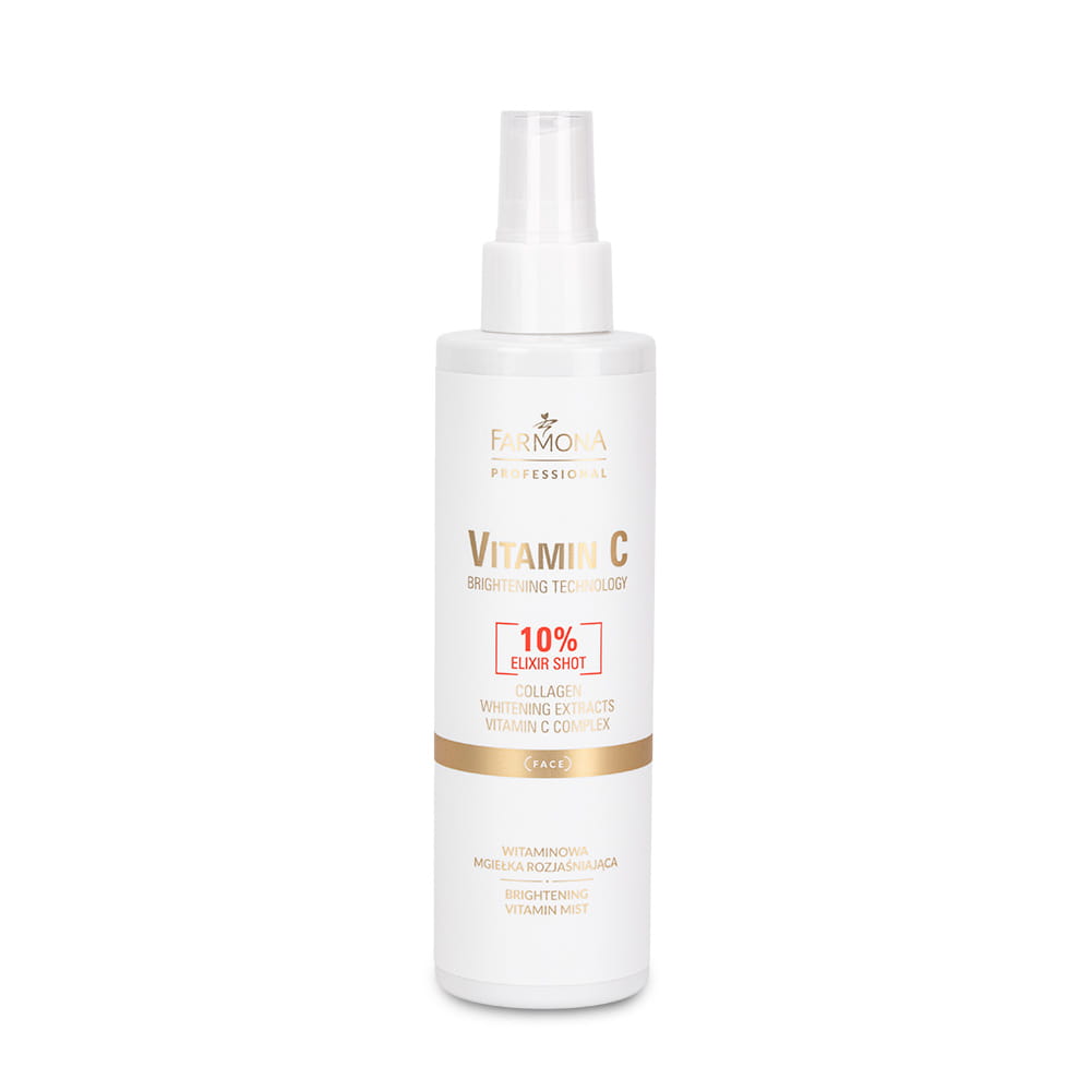 Witaminowa mgiełka rozjaśniająca Farmona Vitamin C elixir shot 10% 200 ml