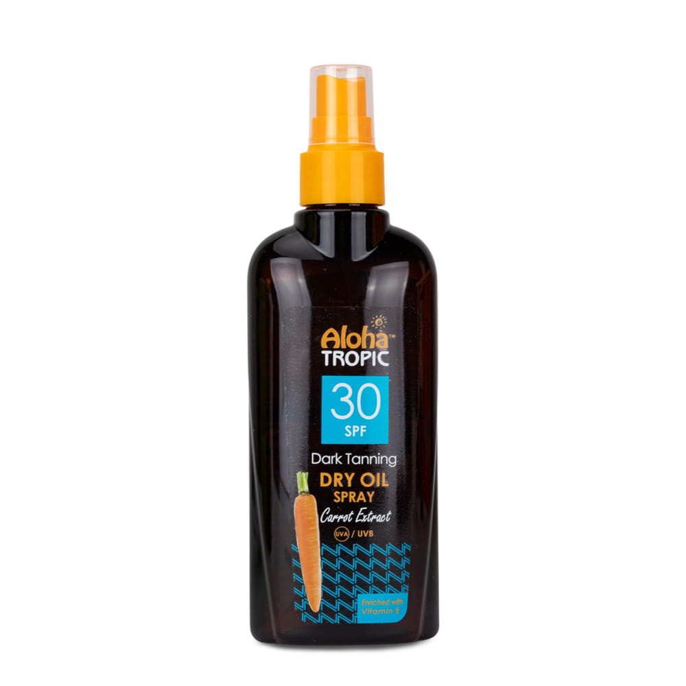 Olejek do opalania marchewkowy SPF30 Dark Tanning dry oil Aloha Tropic 200ml