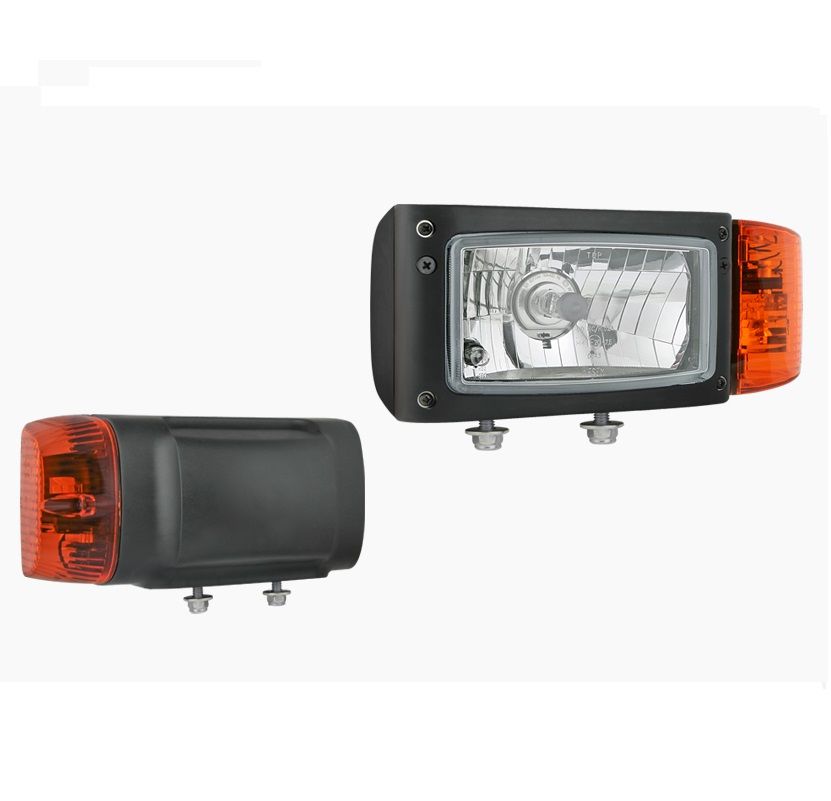 Reflektor przedni typu H4 z Deutsch DT04-6P lewy 24V REPR2.42722 Wesem