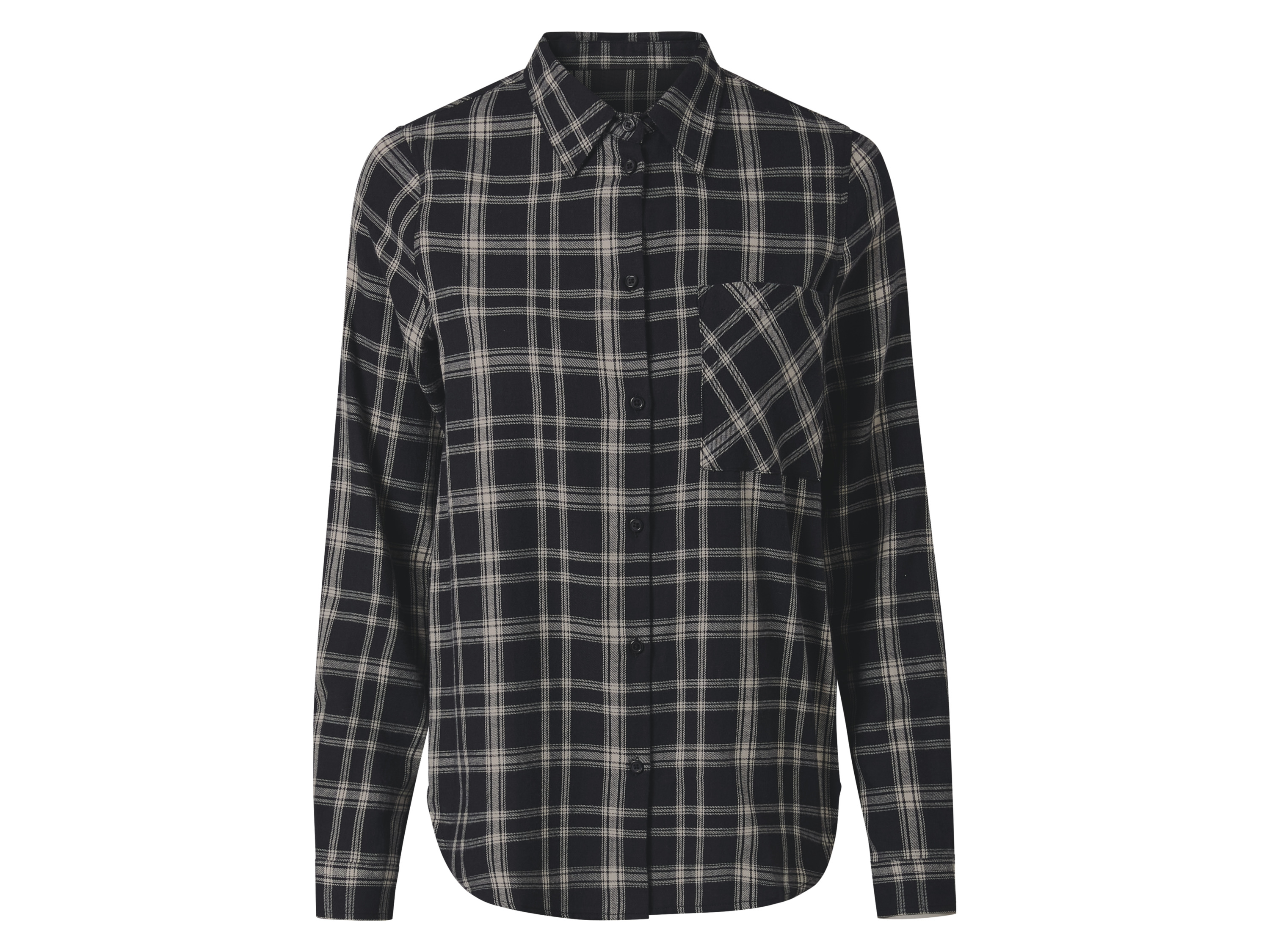 esmara Koszula flanelowa damska Czarny, XS 32/34