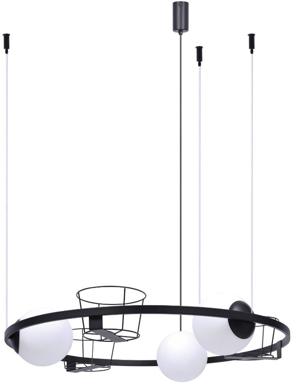 Darmowa Dostawa - Lampa wisząca 3x40 W czarna Zuma Line Plant 5005