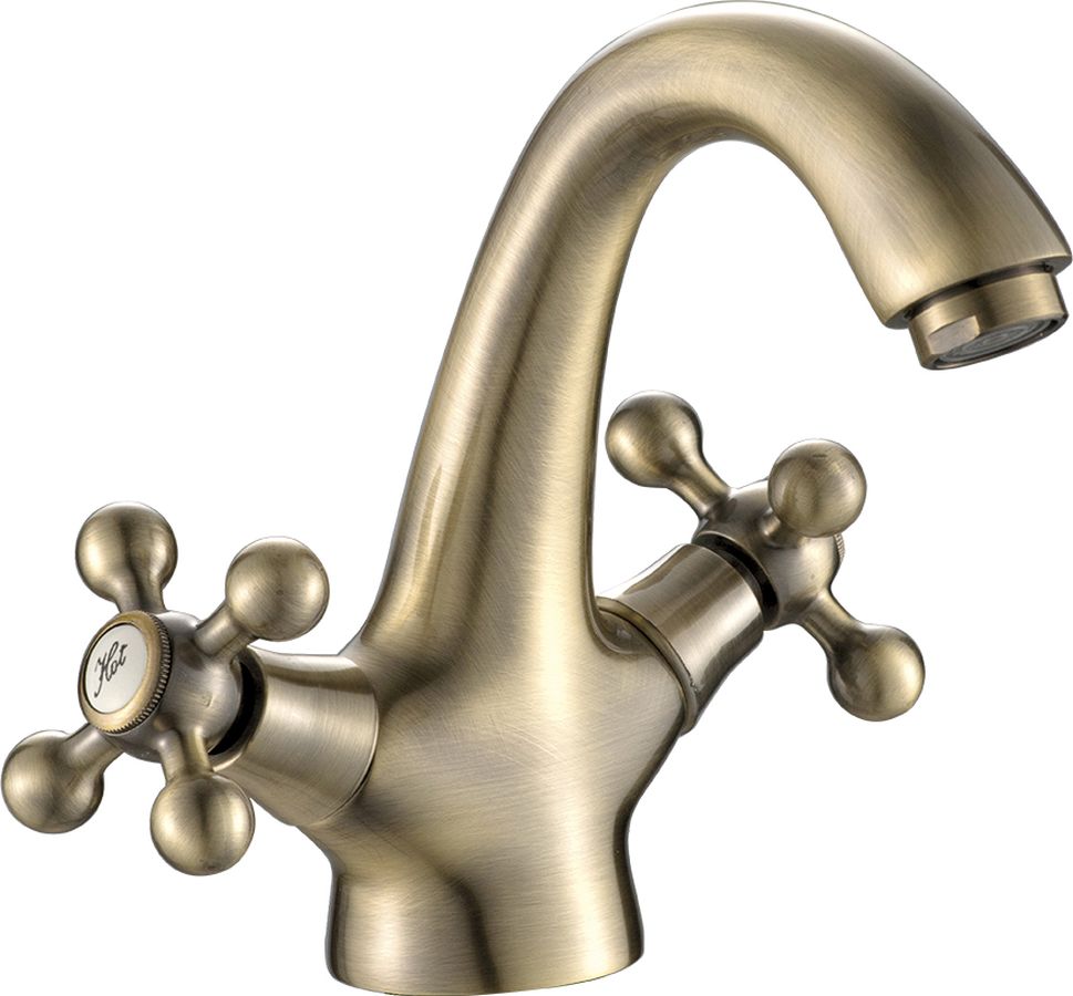 Darmowa Dostawa - Bateria umywalkowa stojąca mosiądz/brąz antyczny Kuchinox Stilo BKI522D