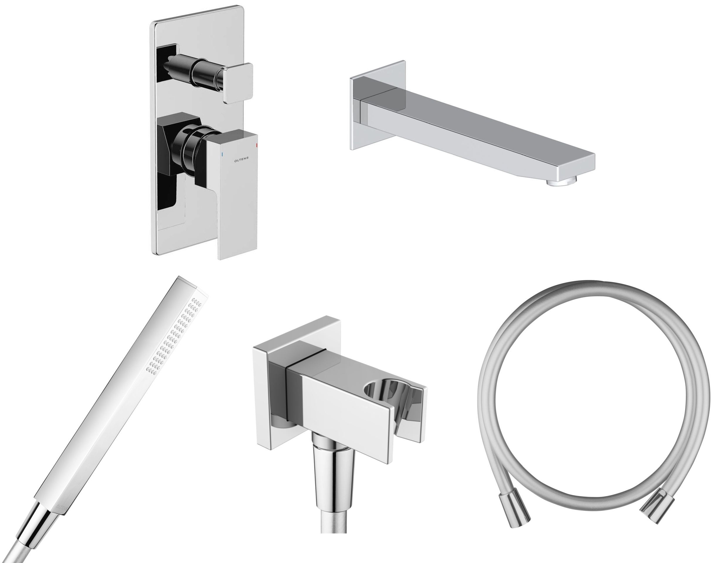 Darmowa Dostawa - Zestaw prysznicowy podtynkowy chrom Oltens Gota abset3932