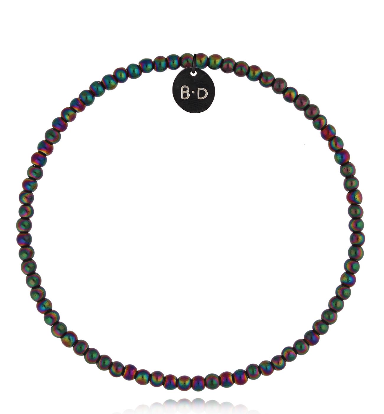 Bransoletka z hematytami stalowymi męska Bello BTW2556