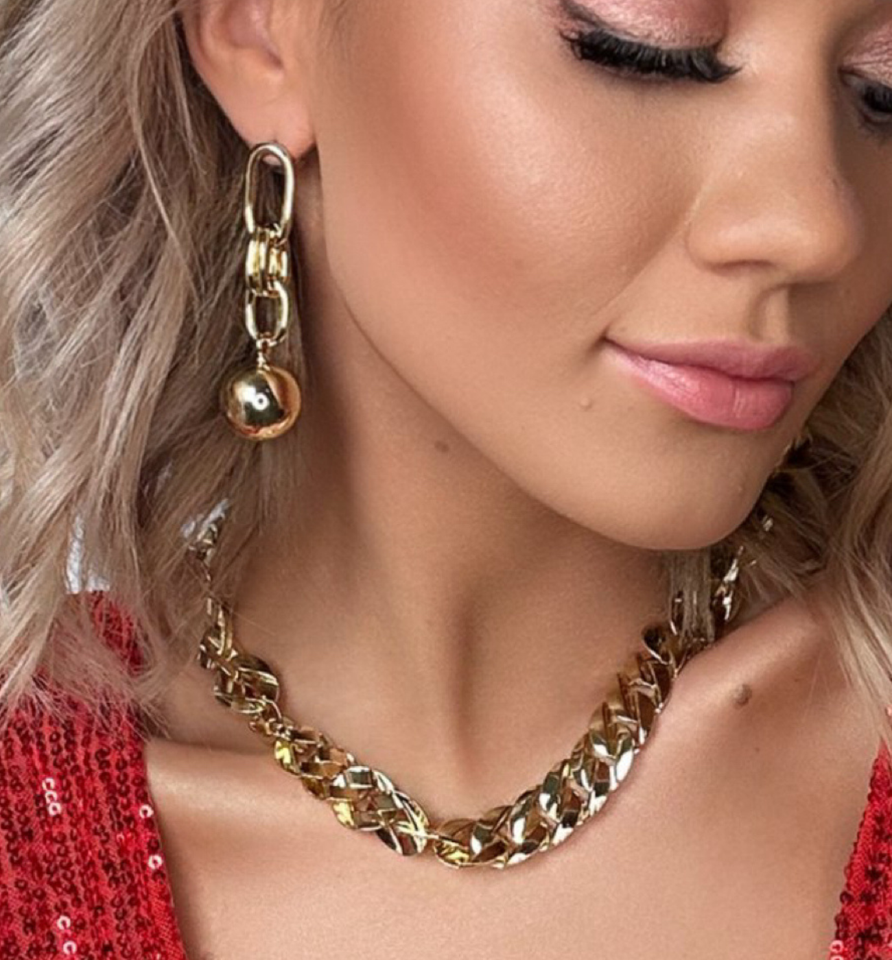 Kolczyki złote kulki Annelies KRG0919