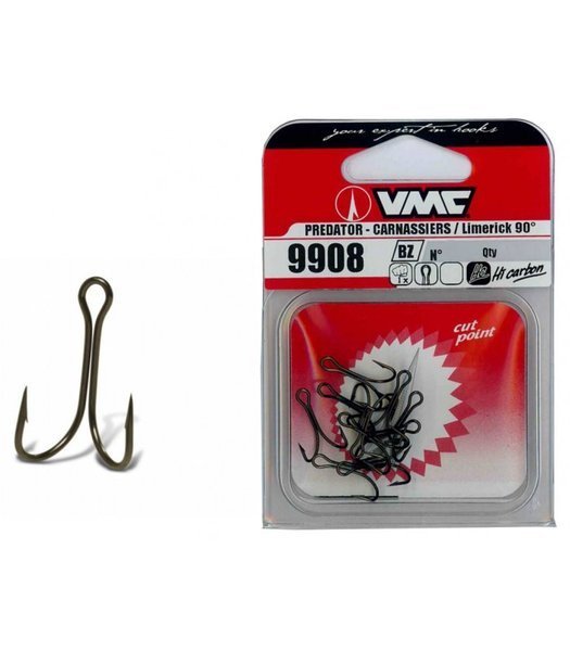 VMC Kotwiczki Podwójne 9908BZ Double Limerick Nr 1/0