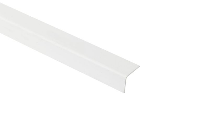 Kątownik PVC 20 x 20 x 1,1 mm l=2,60 m biały