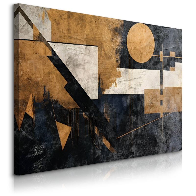 Obraz Muralo Abstrakcja Geometryczna Styl Glamour 100x70 cm 1 szt.