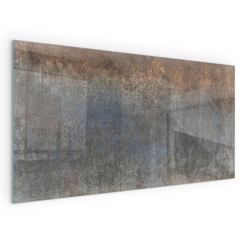 Szklana Podkładka Pod Kominek Prostokąt Wallfluent 140x70 cm Teksturowany wzór abstrakcyjny 1 szt.