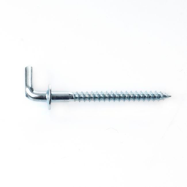 Hak wkręcany 3,5 x 48 mm ocynkowany z ogranicznikiem 1 szt.