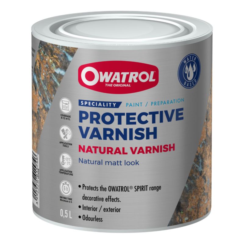 Lakier zabezpieczający Owatrol Spirit: Natural Varnish matowy 0.5L 1 szt.