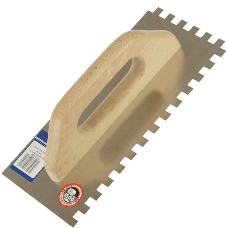 Paca FEINZ Nierdzewna Zębata 280 Mm Ząb 10X10 Mm Uchwyt Drewniany 1 szt.