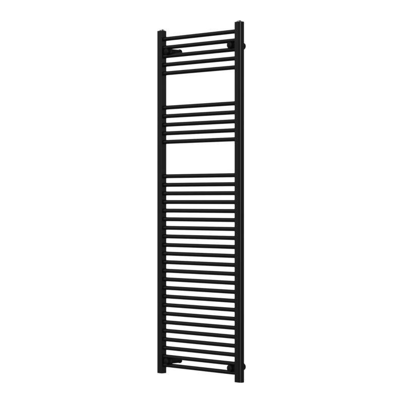 Grzejnik łazienkowy GoodHome płaski 160 x 55 cm czarny