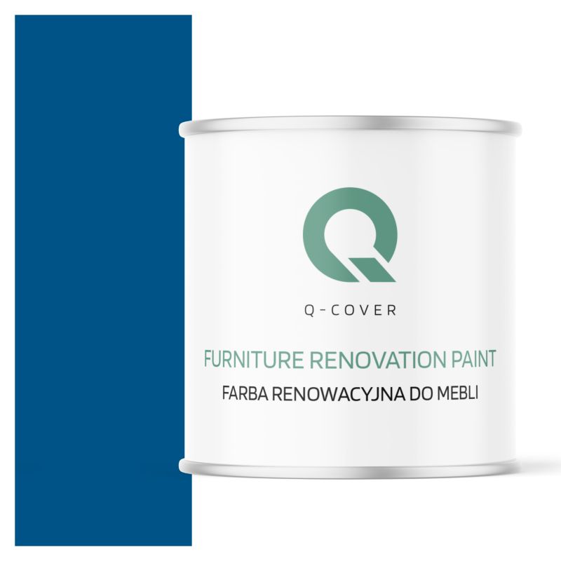 Farba Renowacyjna do Mebli Q-Cover Niebieski RAL5005 Mat 2.5L