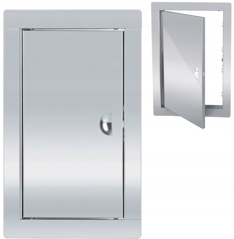 Drzwiczki FEINZ Rewizyjne Nierdzewne 10X15Cm Zatrzask 1 szt.