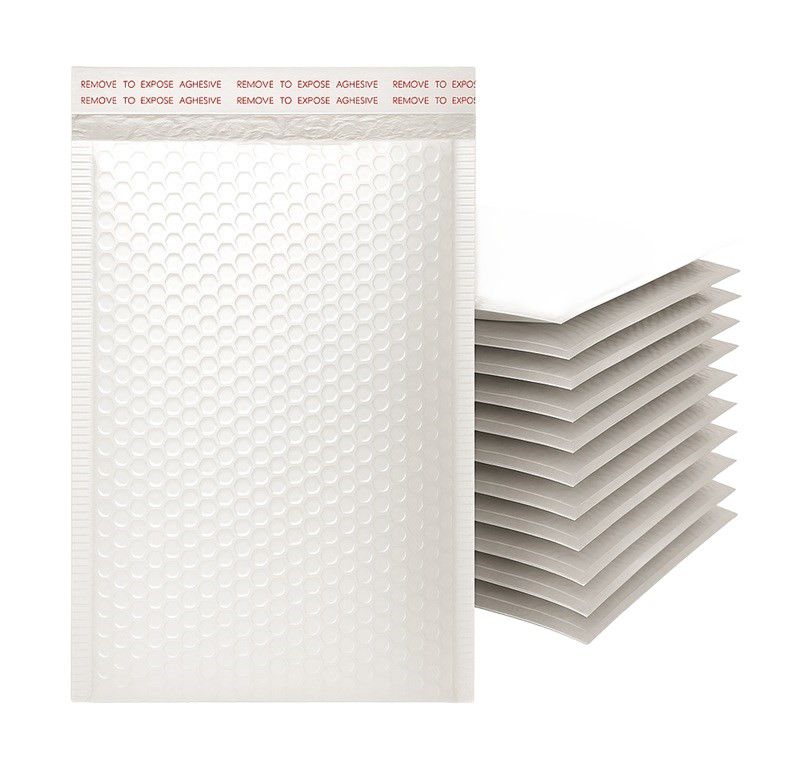 Metaliczna koperta Neopak 260x360mm Biała Perłowa 100 szt.