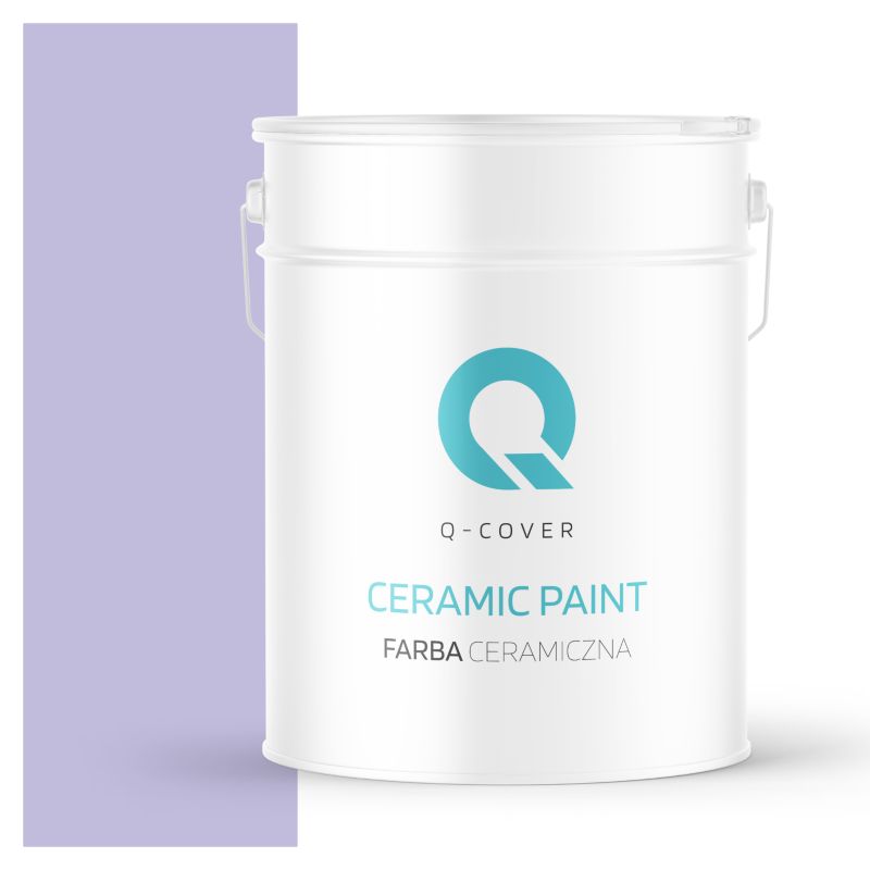 Farba Ceramiczna Do Ścian i Sufitów Q-Cover Fioletowy jasny H2651 Głęboki Mat 10L