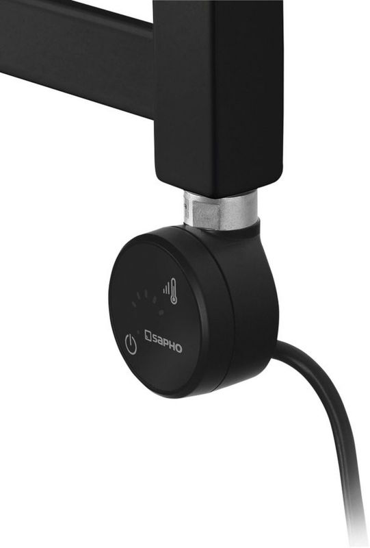 Grzałka elektryczna Sapho Moa 400w czarna bluetooth 30cm ipx5 1 szt.