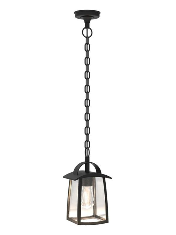 Lampa sufitowa zewnętrzna Lutec Kelsey czarno-biała 1 x E27 x 40W IP44 wym: 90,6 x 17 x 14,3 cm - 1 szt.