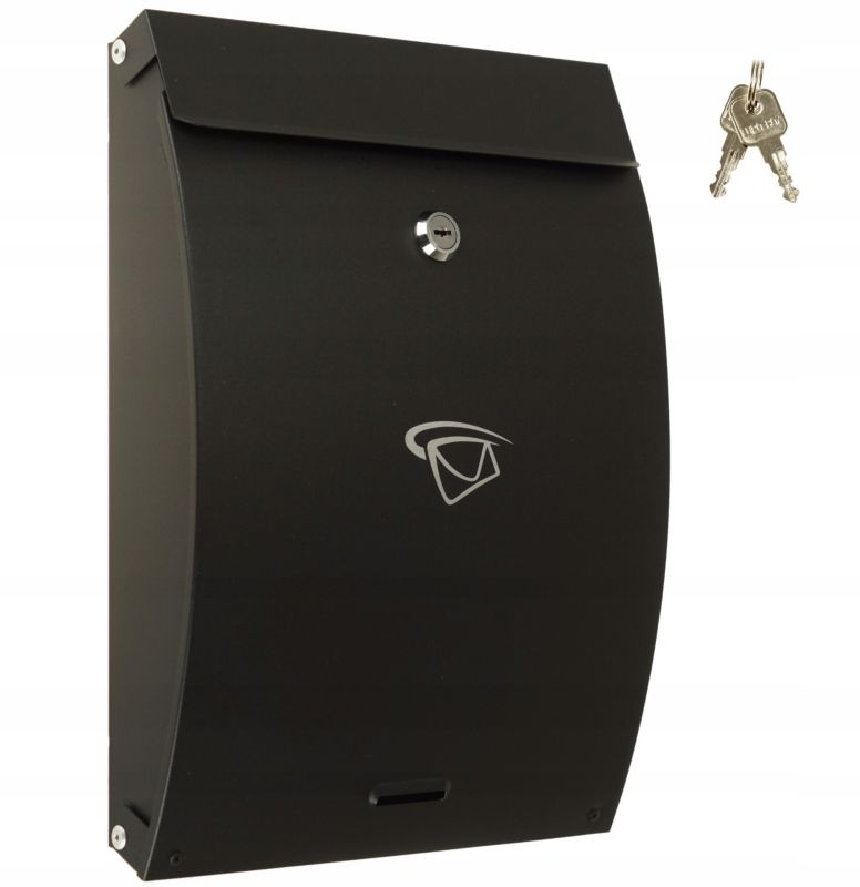 Skrzynka FEINZ Na Listy Pocztowa Wrzutnik 35 X 25 Cm Duża Czarna 1 szt.