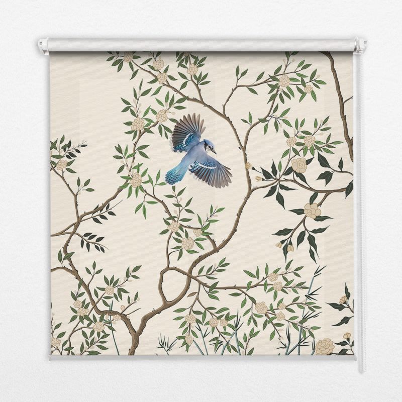 Klasyczna wolnowisząca roleta zaciemnająca Tulup 80x240 cm Ptaki 1 szt.
