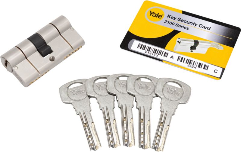 Wkładka atestowana Yale Max 45 x 45 mm satyna