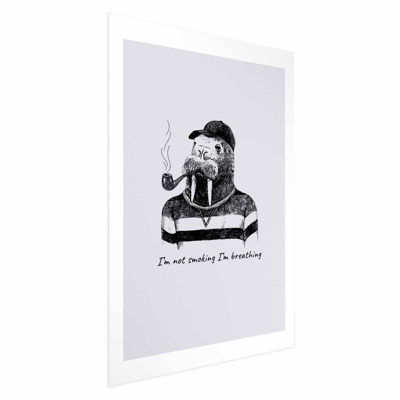 Plakat Artgeist Smoking 21x30 cm bez ramy 1 szt