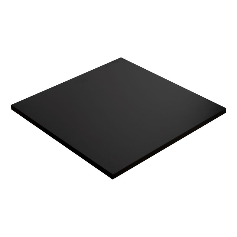 Blat do stolika KOLM kwadratowy 90 x 90 cm Czarny 1szt.