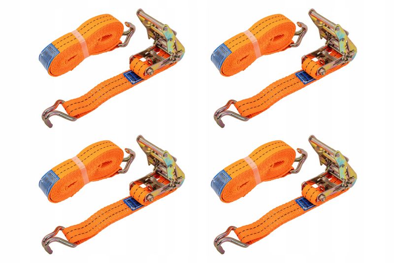 Pasy transportowe z napinaczem laweta UNITRAILER 6m/35mm/2t mocujące TUV 4 szt.