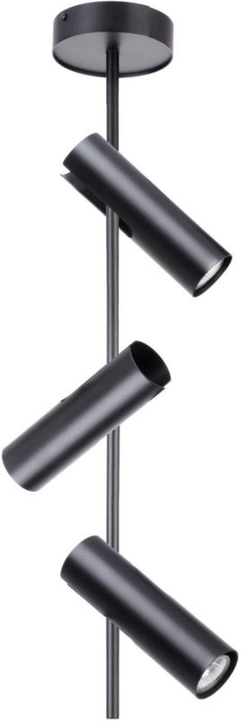 Spot sufitowy Sigma Lighting Leda czarny 3 x GU10 x 25W IP20 wym: 76 x 28 x 13,5 cm - 1 szt.