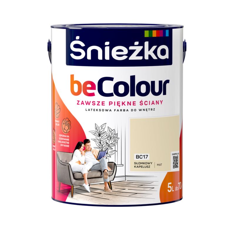 Farba Śnieżka Becolour słomkowy kapelusz 5 l