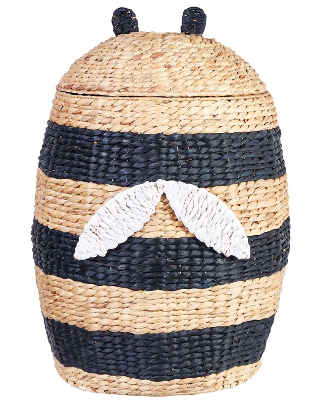 Kosz pleciony pszczoła z hiacyntu wodnego naturalny Knysna 1 szt.