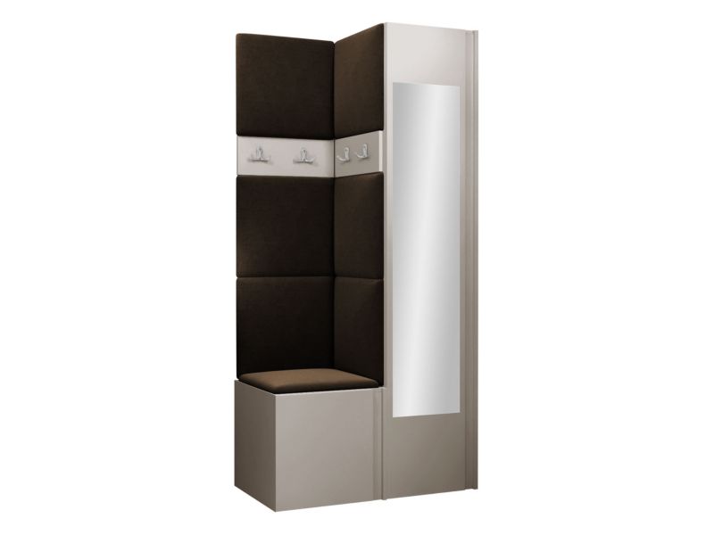 Garderoba MIRJAN 24 Orion XXV kaszmir + brązowy 1 kpl.