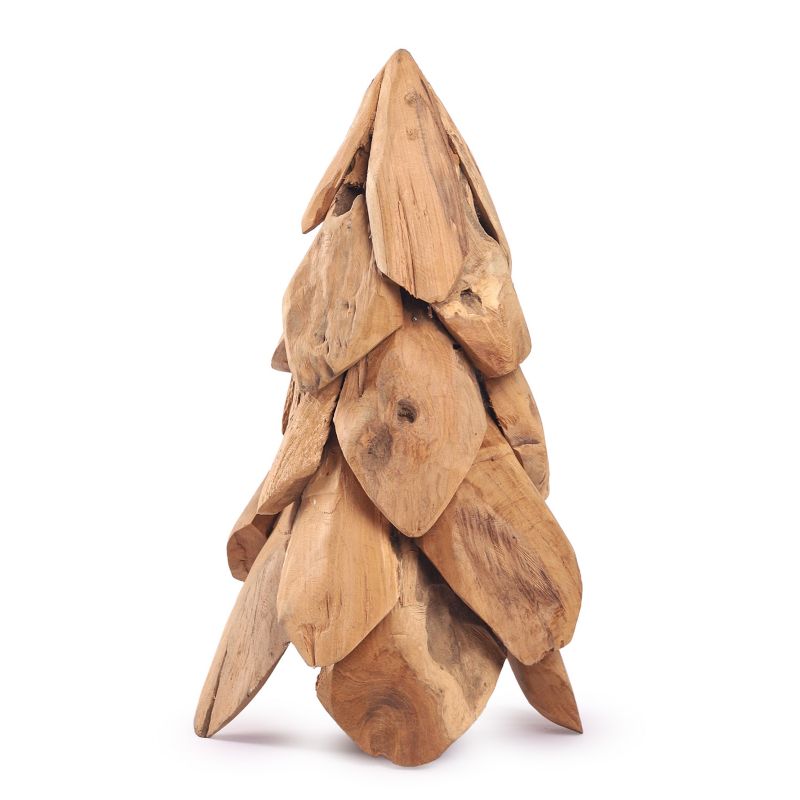 Choinka, Solis Decor by Aleksandra Sobota, drewno tekowe 40 cm, 1 szt.