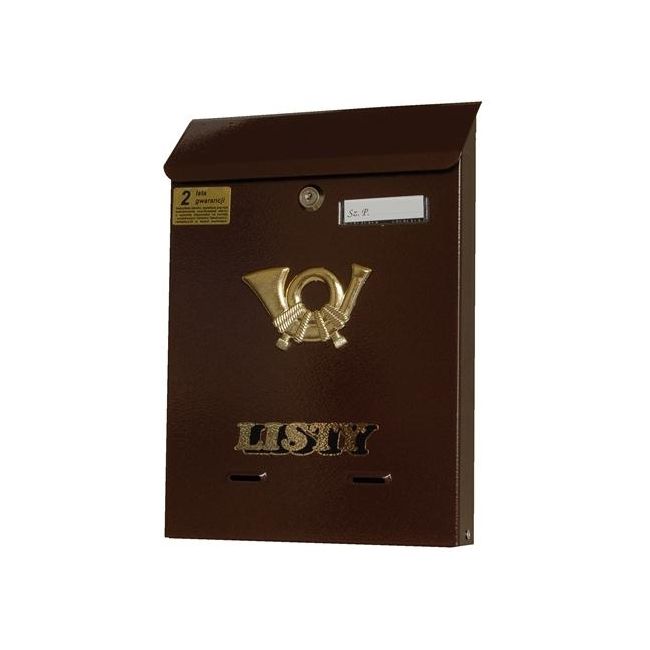 Skrzynka na listy Damech SD złoty brąz