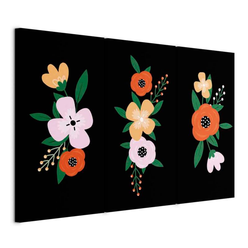 Obraz Artgeist Kolorowy rozkwit 60 x 40 cm płótno włoskie 1 szt