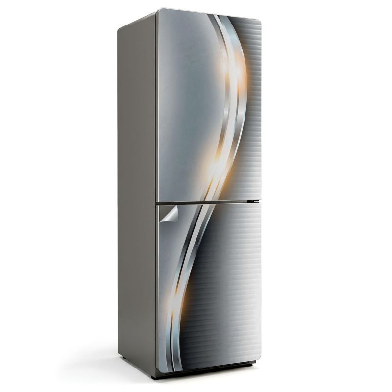 Folia Ozdobna Na Lodówkę Wallfluent 60x190 cm Nowoczesny wzór falisty 1 szt.