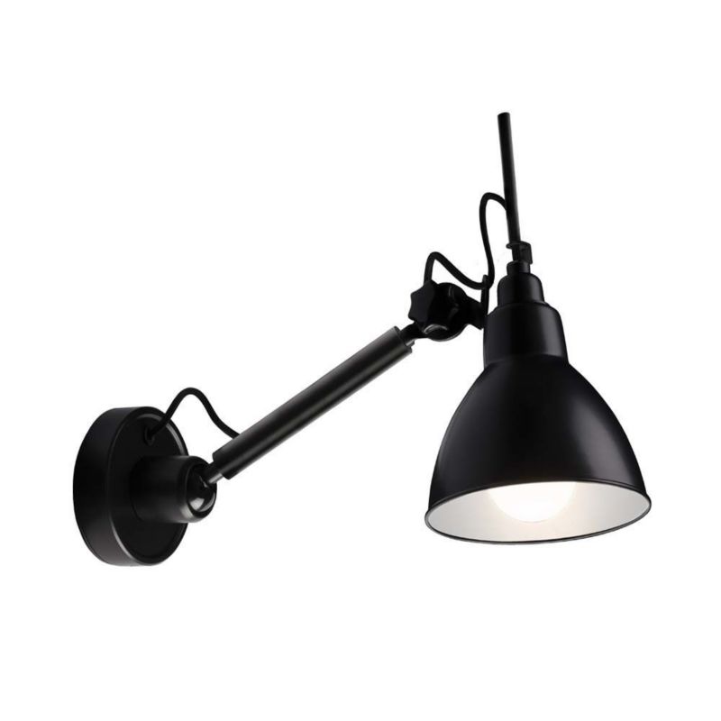 Kinkiet ścienny Shilo Daisen czarno-biały 1 x E27 x 20W IP20 wym: 32 x 15 x 29 cm - 1 szt.