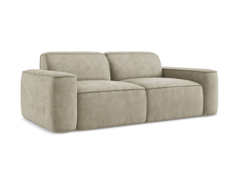 3-osobowa kanapa modułowa LaMiaSofa MELISSA z tkaniny szenilowej 204x102 cm beżowy 1 szt.