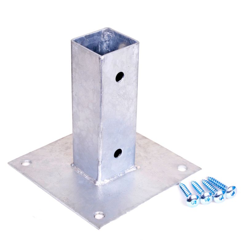 Podpora ze śrubami 45 x 45 mm ocynk