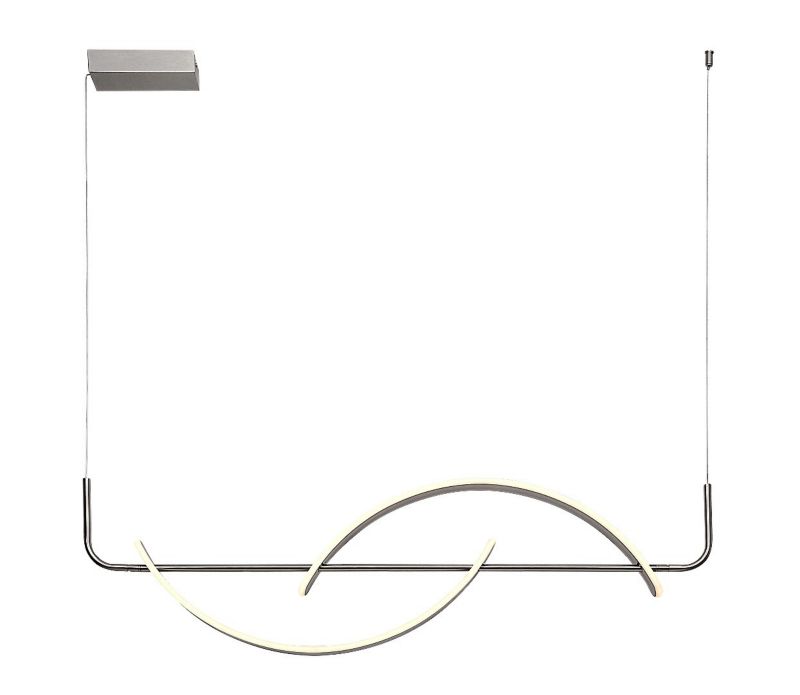 Lampa wisząca Rabalux Jarnelle 2333 chrom satynowany-biała nowoczesna wbudowany LED 35W 1 szt.