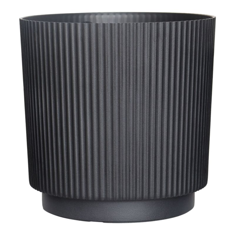 Donica Verve plastikowa walec 30 cm czarna