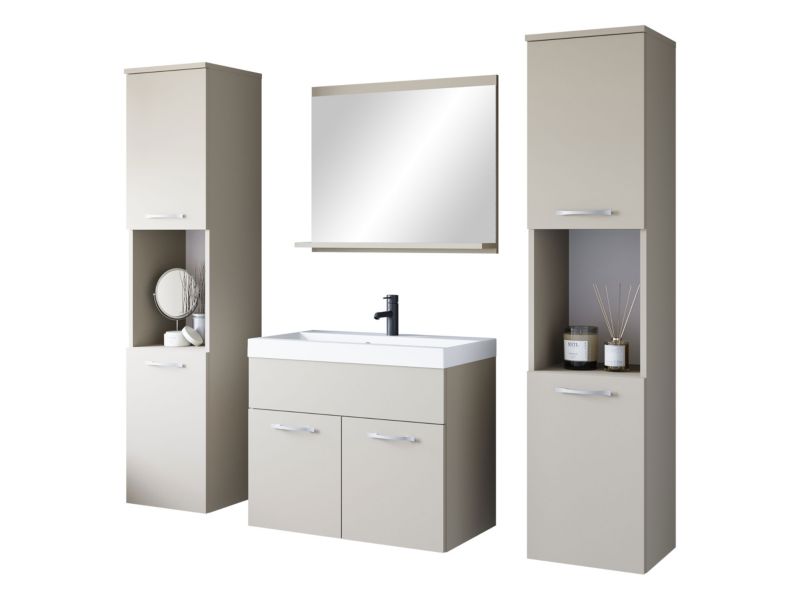 Meble łazienkowe MIRJAN 24 Montreal XL kaszmirowy beż 1 kpl.
