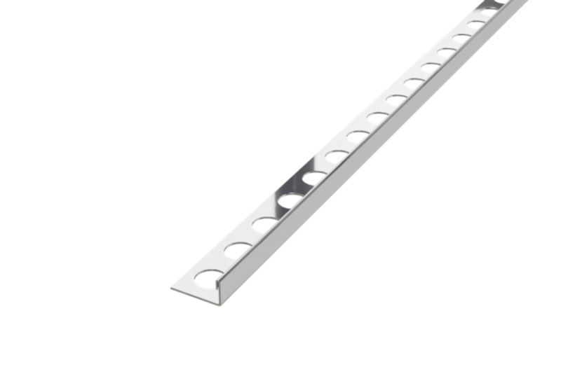 Profil licowy J Lambro srebrny połysk do płytek 0.8 cm x 270 cm 1 szt.