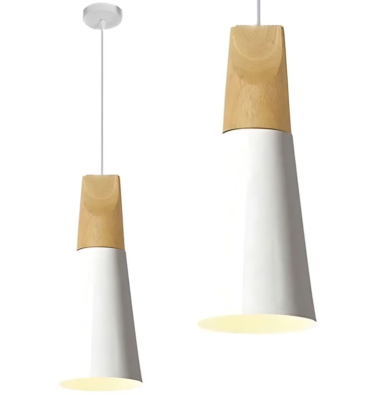 Lampa Sufitowa Wisząca Toolight App058-1Cp Scandi B Biały