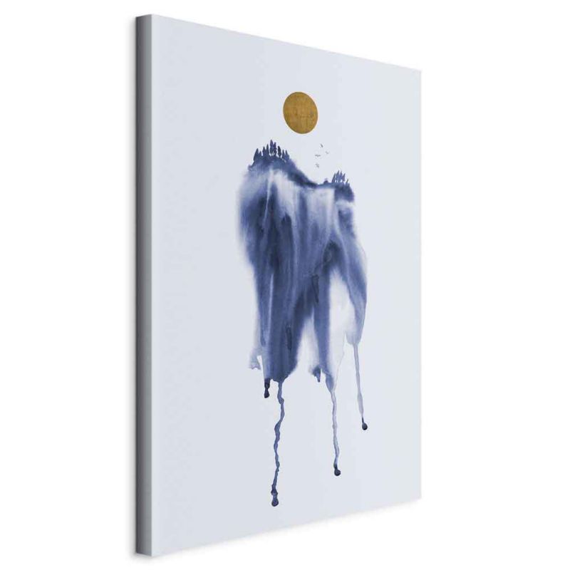 Obraz Artgeist Akwarelowy las 20 x 30 cm płótno włoskie 1 szt