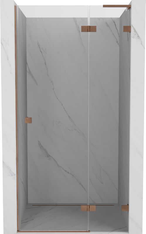 Drzwi prysznicowe Mexen Lunar L miedź szczotkowana 95x200 cm 1 szt.